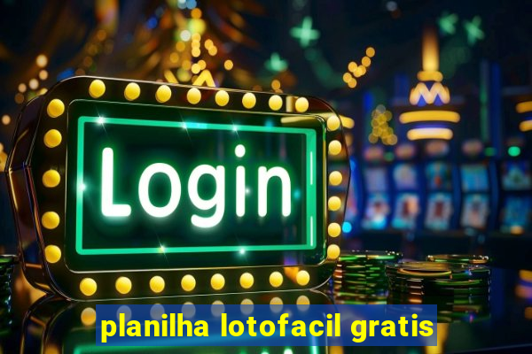 planilha lotofacil gratis